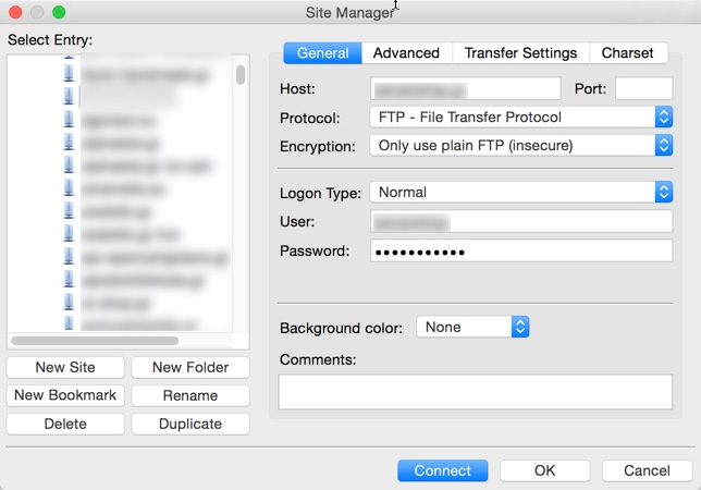 Σύνδεση FTP